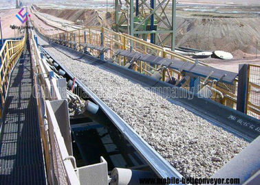 High Incline Truck Loading Unloading Conveyor , Mining Metallurgy Coal Industry Truck Loading Belt