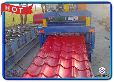Speed 5m/Min Roof Panel Glazed Tile Roll Forming Equipment With 18 Forming Stations